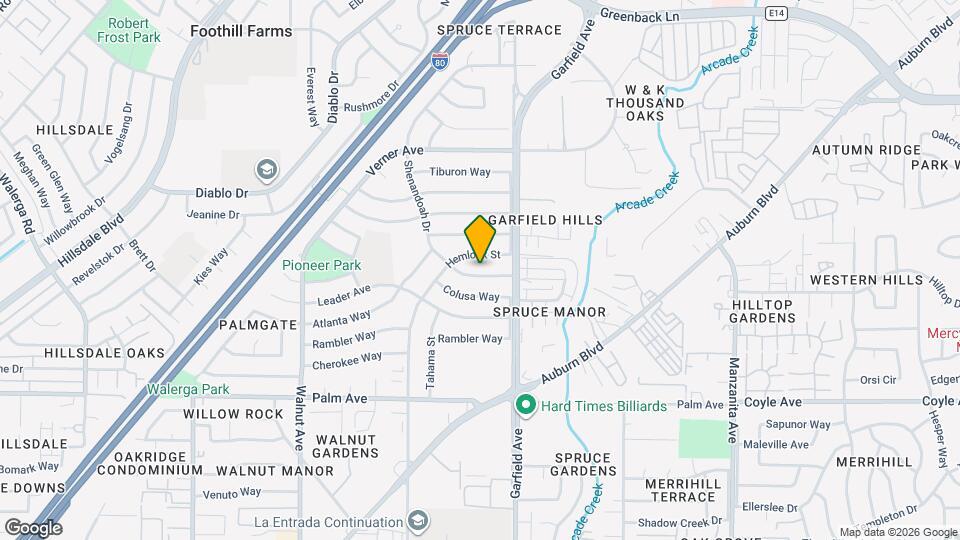 5820 Shenandoah Dr Map and Location Details