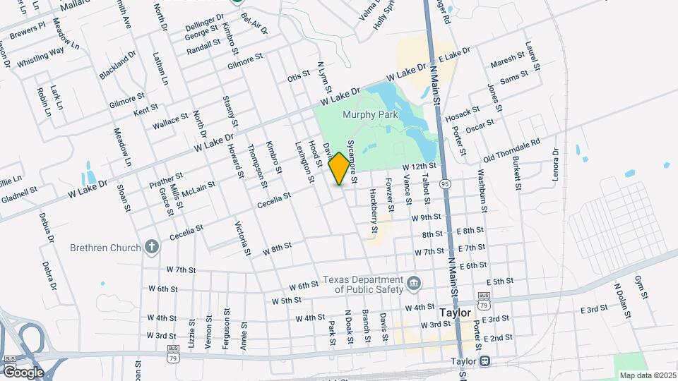 1109 Davis St Map and Location Details