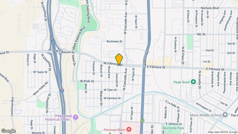 2915 Concord St Map and Location Details