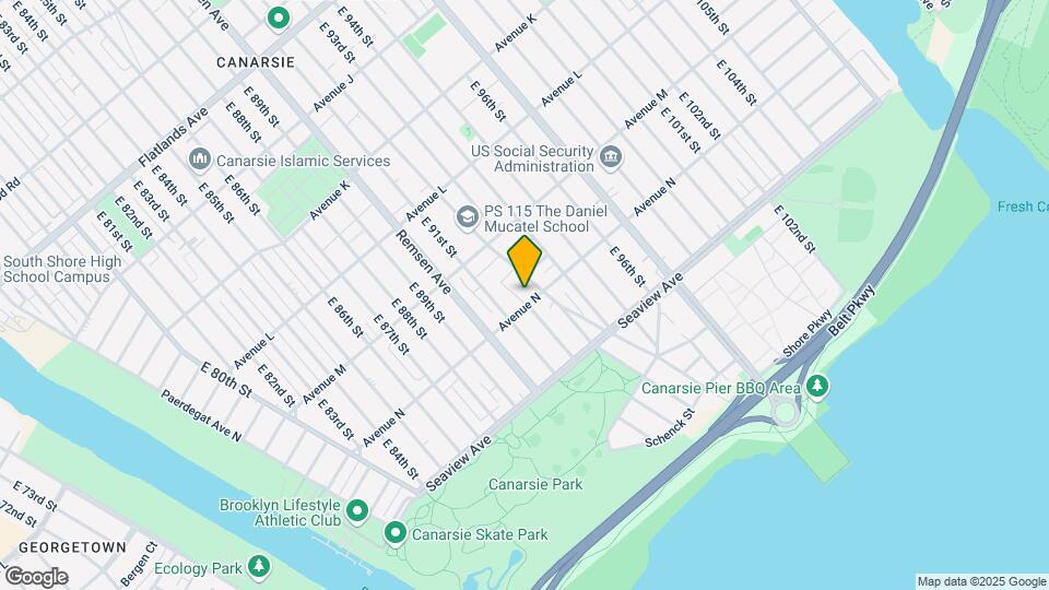 9129 Avenue N, Unit 2nd Fl Map and Location Details