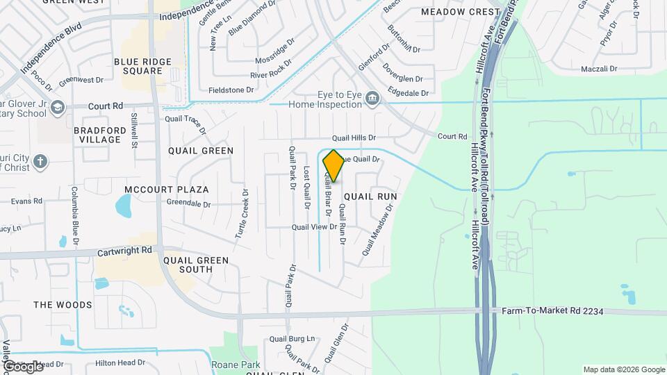 16511 Quail Briar Dr Map and Location Details