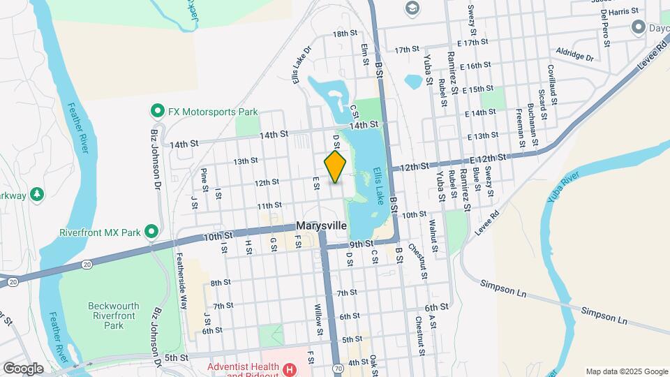 1112 D St Map and Location Details