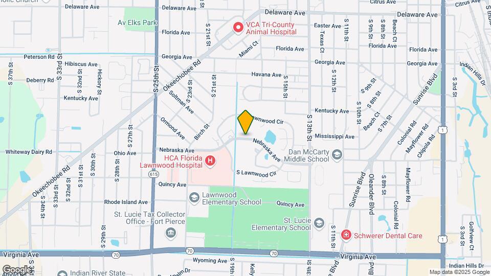 1830 Nebraska Ave Map and Location Details