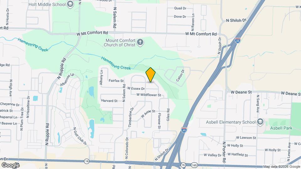 3085 W Woodridge Dr Map and Location Details