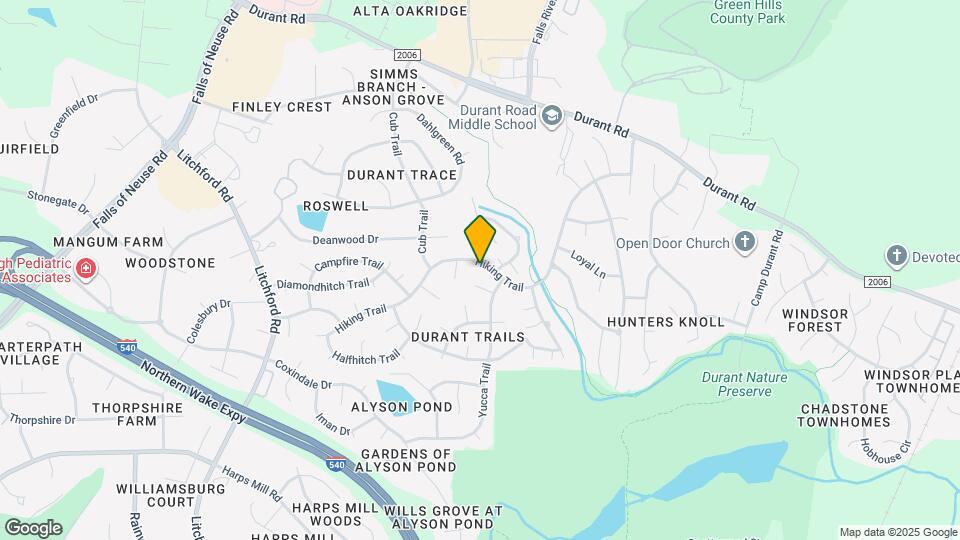 2912 Hiking Trail Map and Location Details