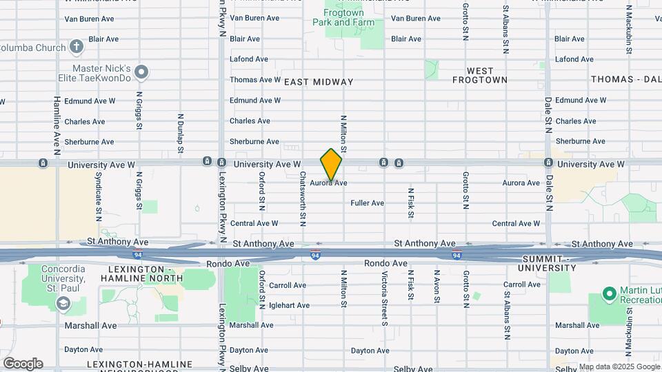 936 Aurora Ave, Unit #2 Map and Location Details