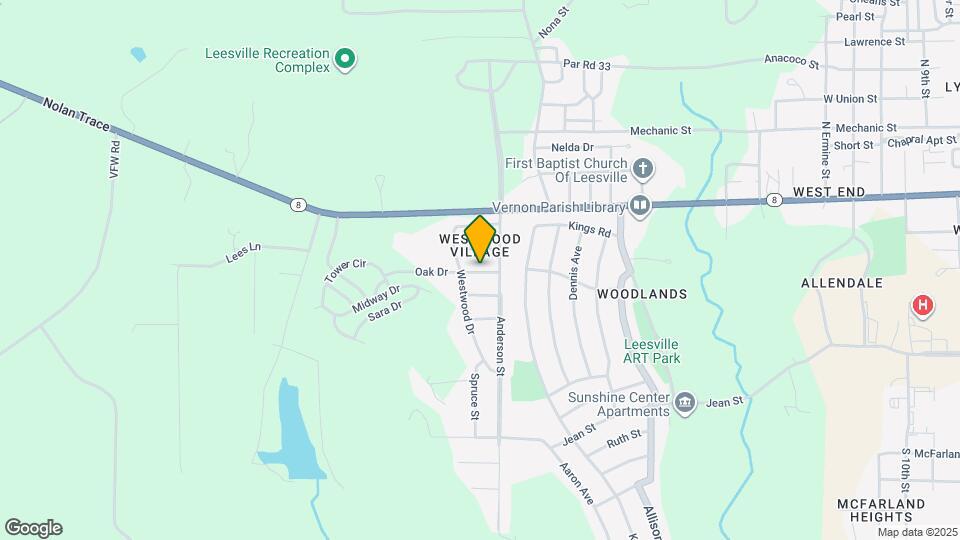 1314 Oak Dr Map and Location Details