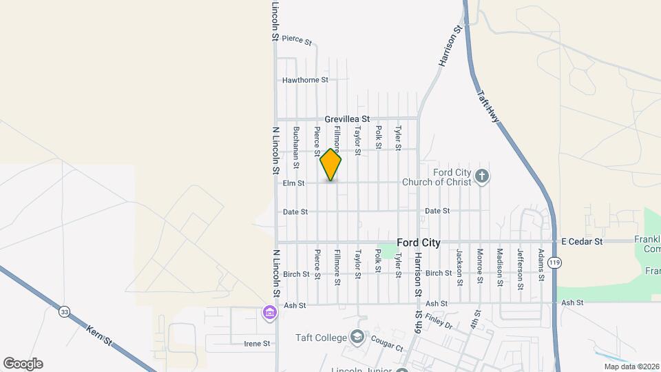 419 Fillmore St Map and Location Details