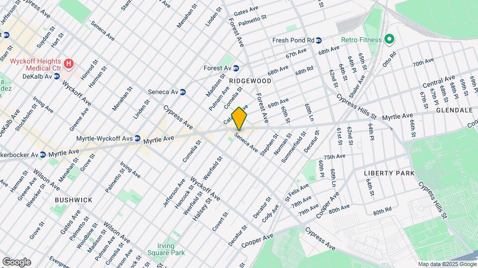 9-55 Seneca Ave Mapa y Detalles de la Ubicación