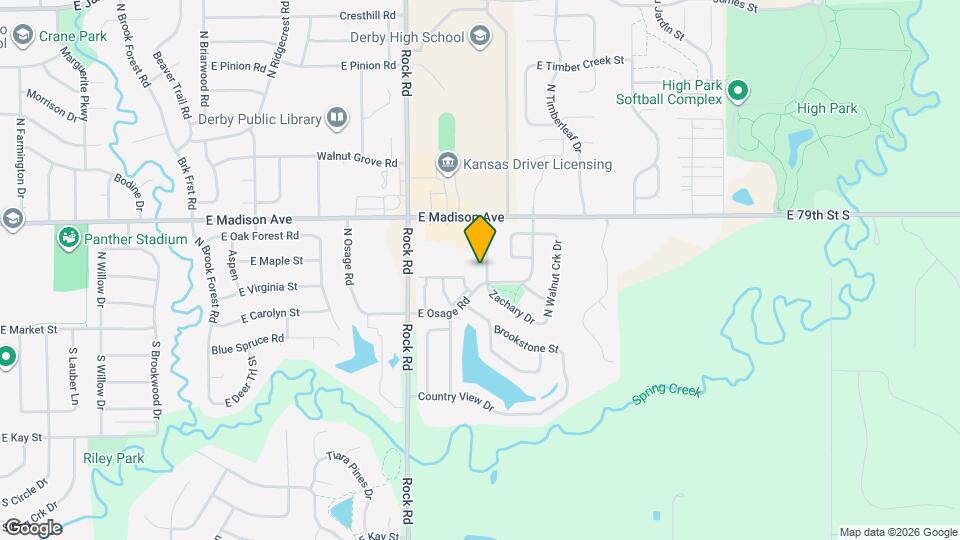 307 N Zachary Dr Map and Location Details