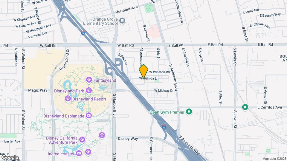 216 W Guinida Ln Map and Location Details