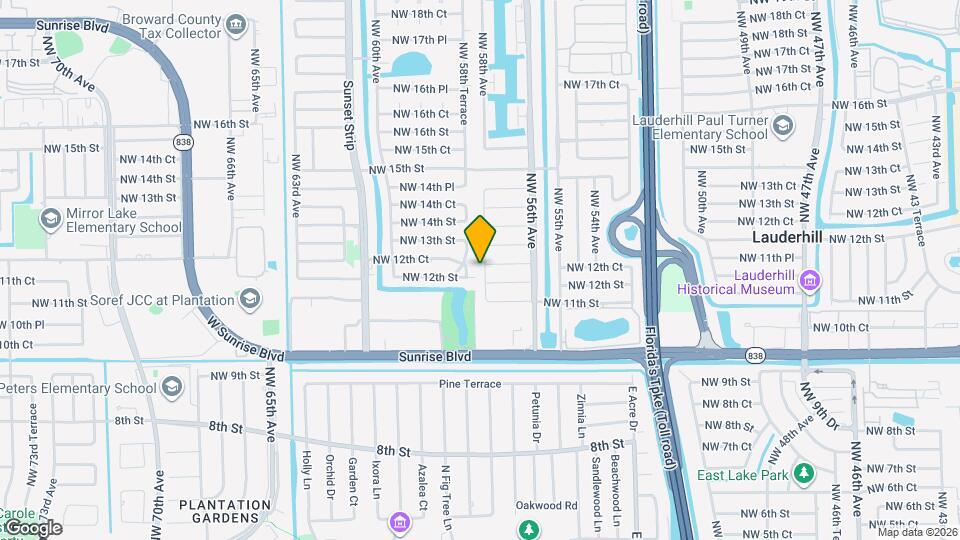 1225 NW 58th Ave Map and Location Details