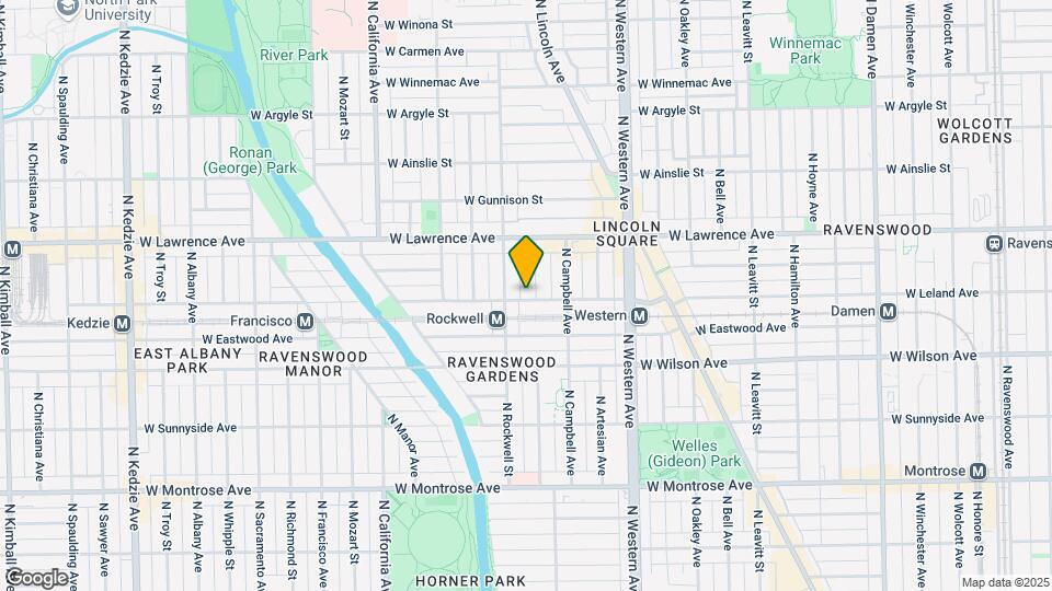 2540 W Leland Ave Map and Location Details