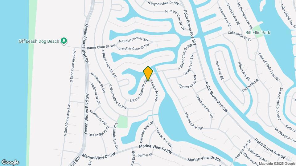 207 S Razor Clam Dr SW Map and Location Details