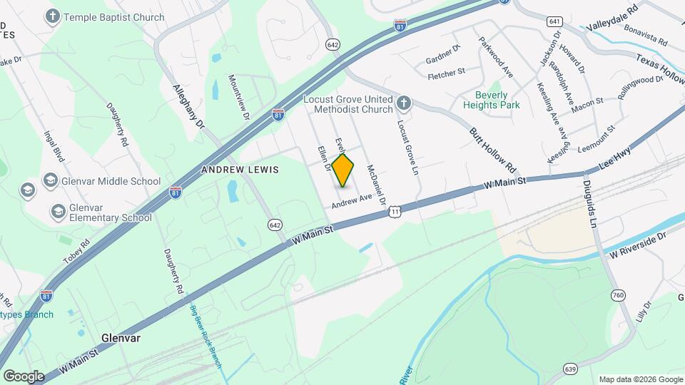 3615 Ellen Dr Map and Location Details