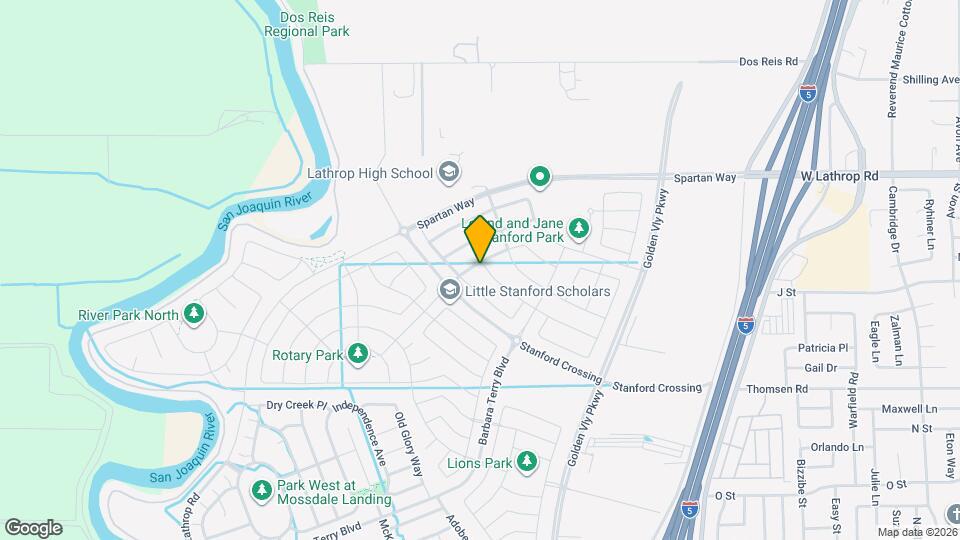 614 Madrone St Map and Location Details