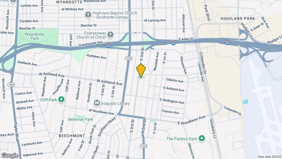 4547 S 3rd St Mapa y Detalles de la Ubicación