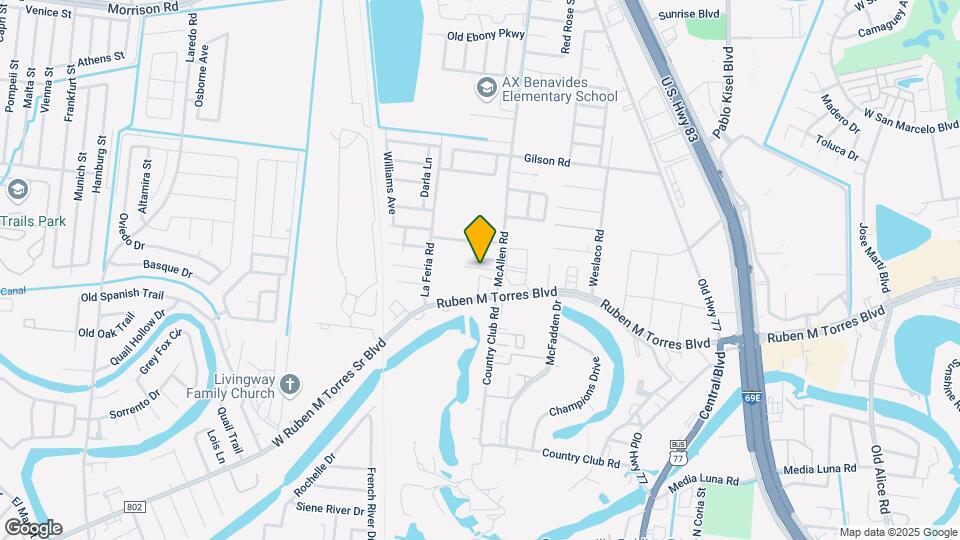 2393 McAllen Rd Mapa y Detalles de la Ubicación