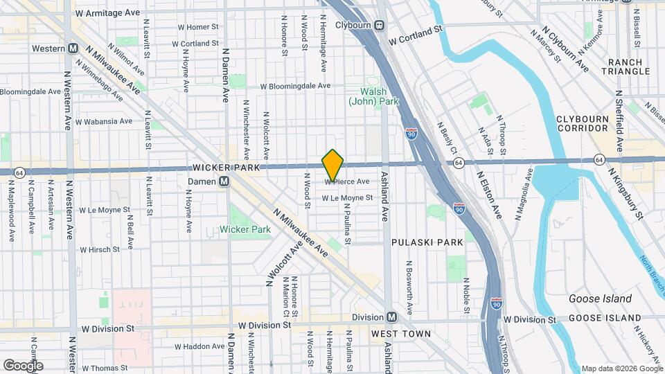 1721 W Pierce Ave Mapa y Detalles de la Ubicación
