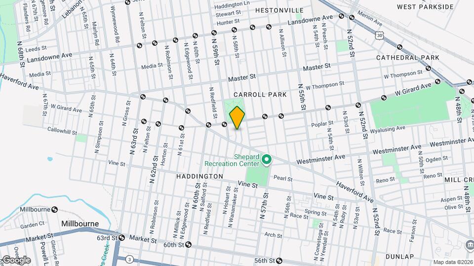 527 N Hobart St Mapa y Detalles de la Ubicación