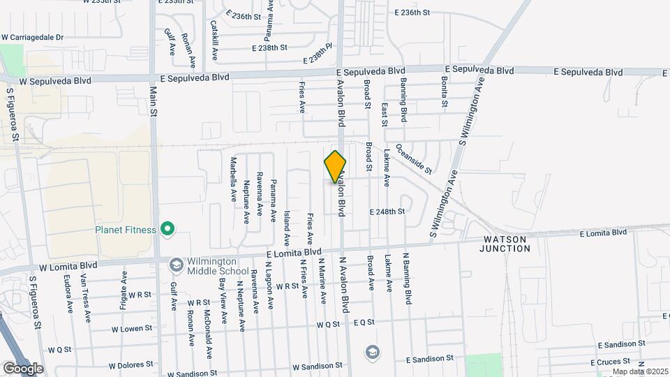 24611 S Avalon Blvd Map and Location Details