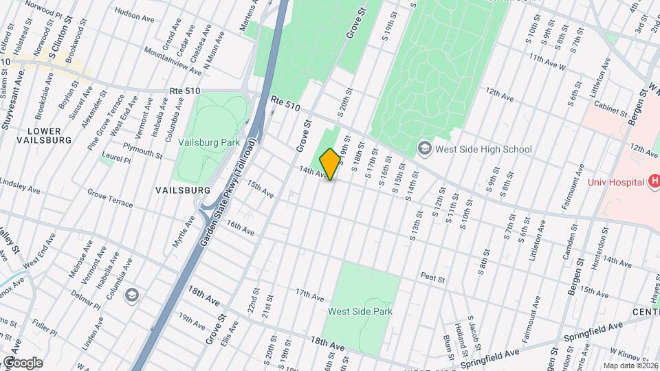 475 S 19th St Map and Location Details