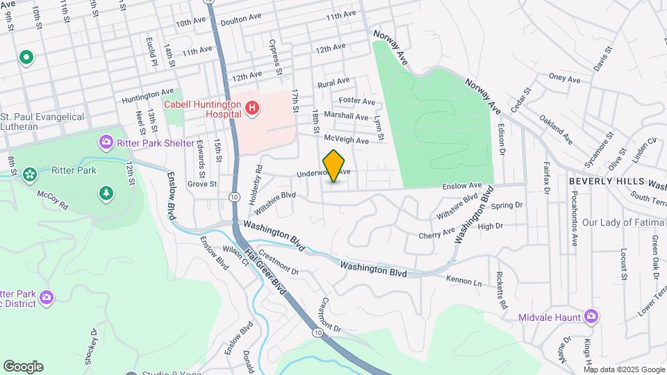 1830 Enslow Ave Map and Location Details