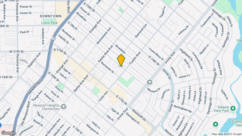 387 E 18th St Mapa y Detalles de la Ubicación