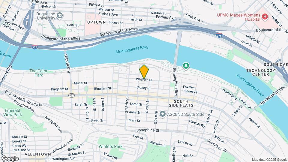 1916 Wharton St Map and Location Details