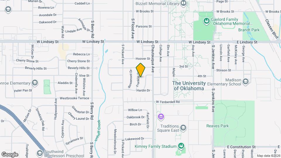 1603 Franklin Dr Map and Location Details