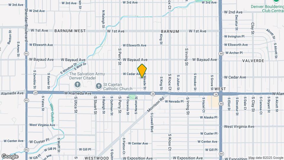 235 S Meade St Map and Location Details