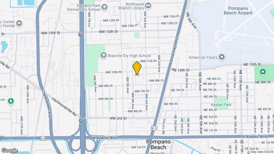 876 NW 3rd Way Map and Location Details