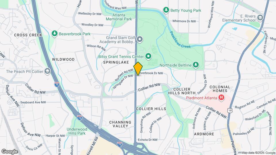 2079 Northside Dr NW Map and Location Details