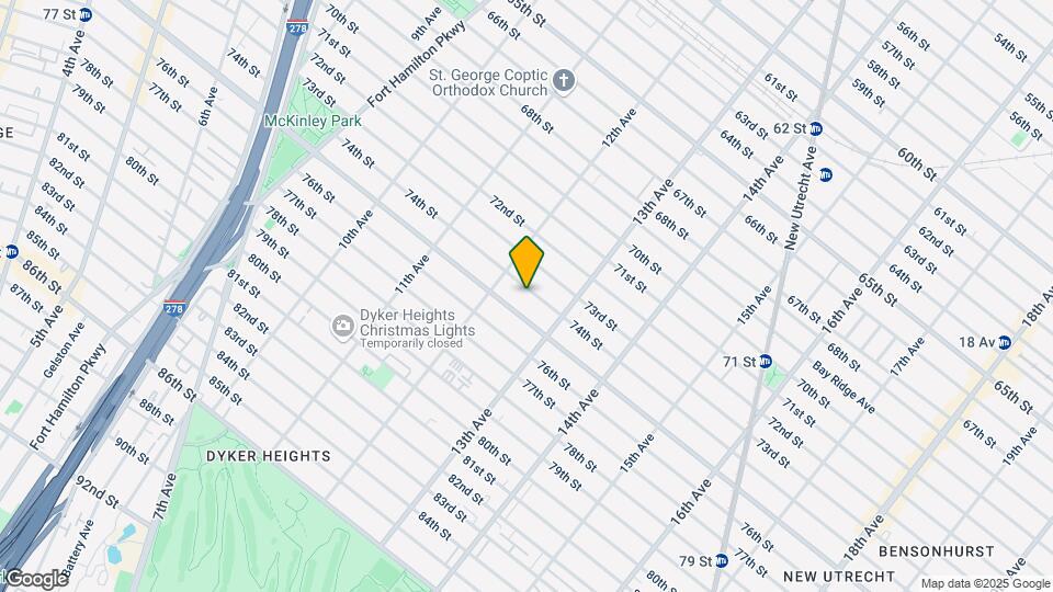1238 74th St Map and Location Details