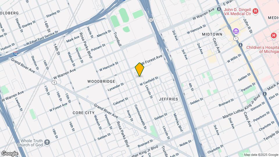 4434 Trumbull, Unit 11 Map and Location Details