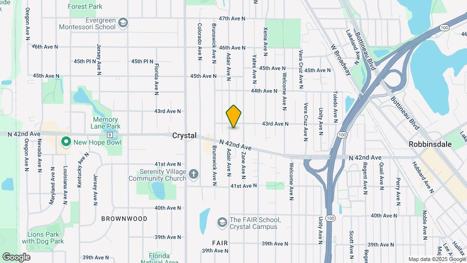 4234 Adair Ave N Map and Location Details