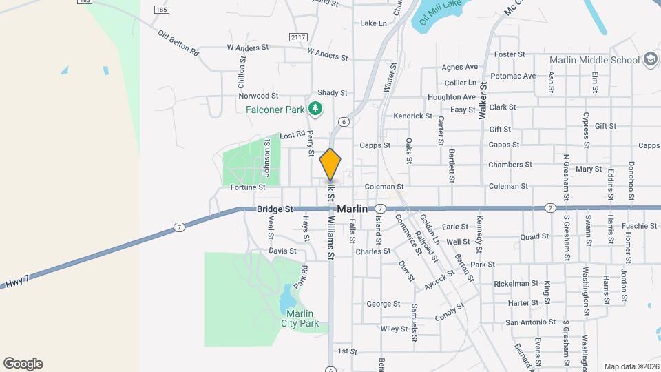 Falls Capital Apartments and Nearby Marlin Apartments For Rent Marlin, TX