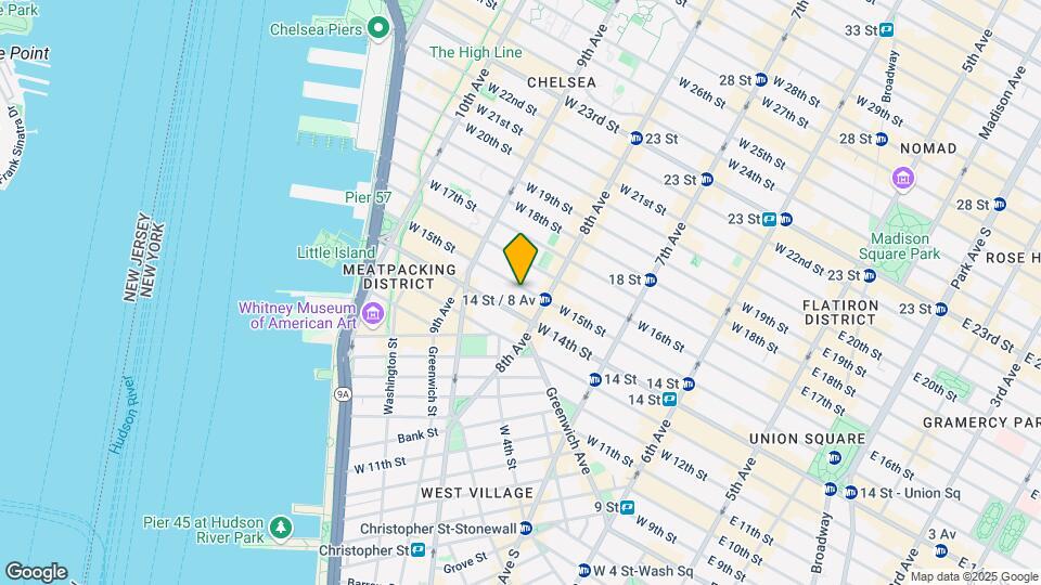 320 W 15th St Mapa y Detalles de la Ubicación