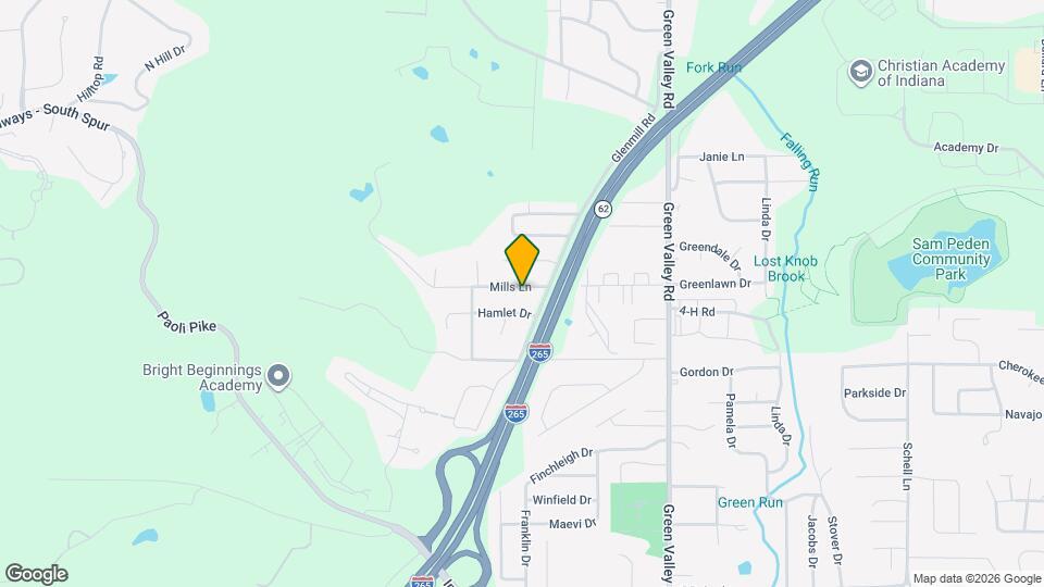 405 Mills Ln Map and Location Details