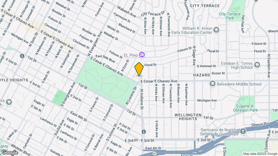 419 N Lorena St, Unit 419 Top Unit Map and Location Details