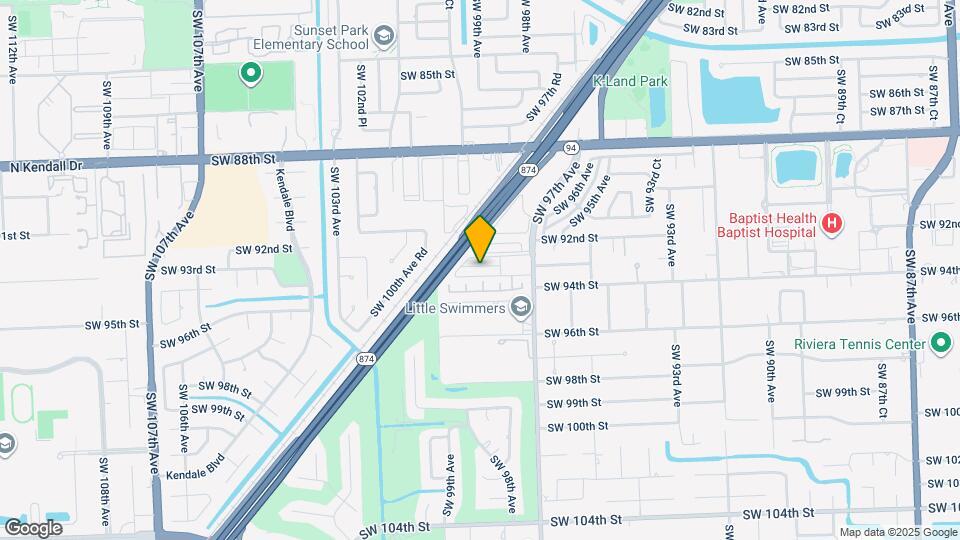 9807 SW 93rd Terrace Map and Location Details
