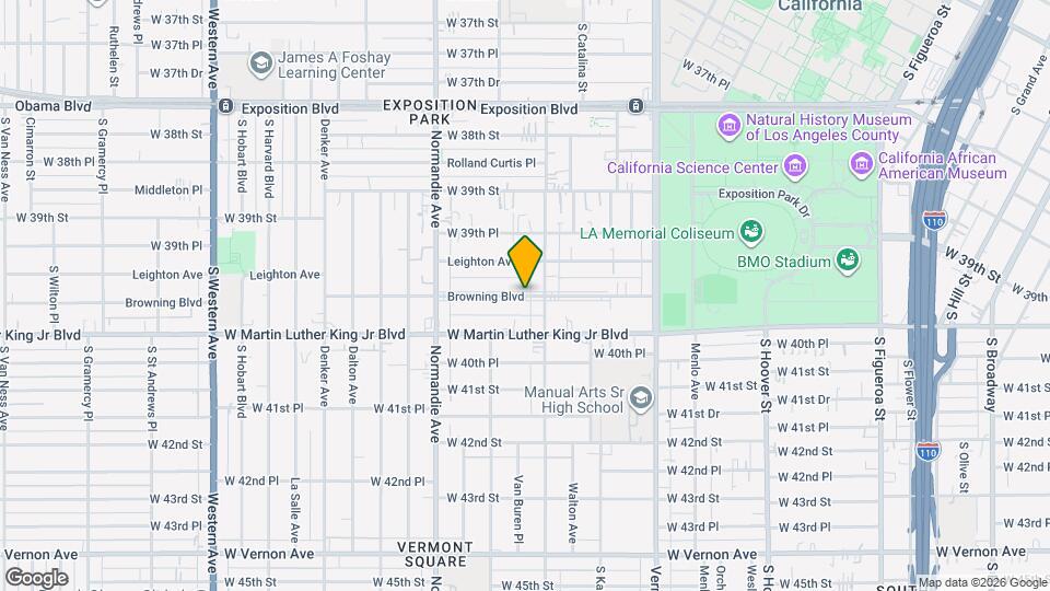 1165 Browning Blvd Mapa y Detalles de la Ubicación