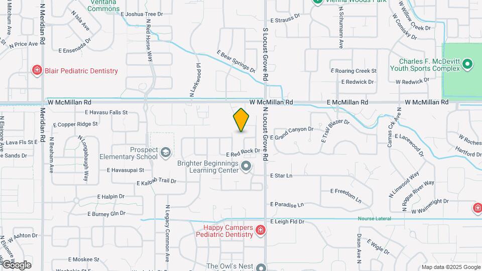 4581 N Park Crossing Ave Mapa y Detalles de la Ubicación