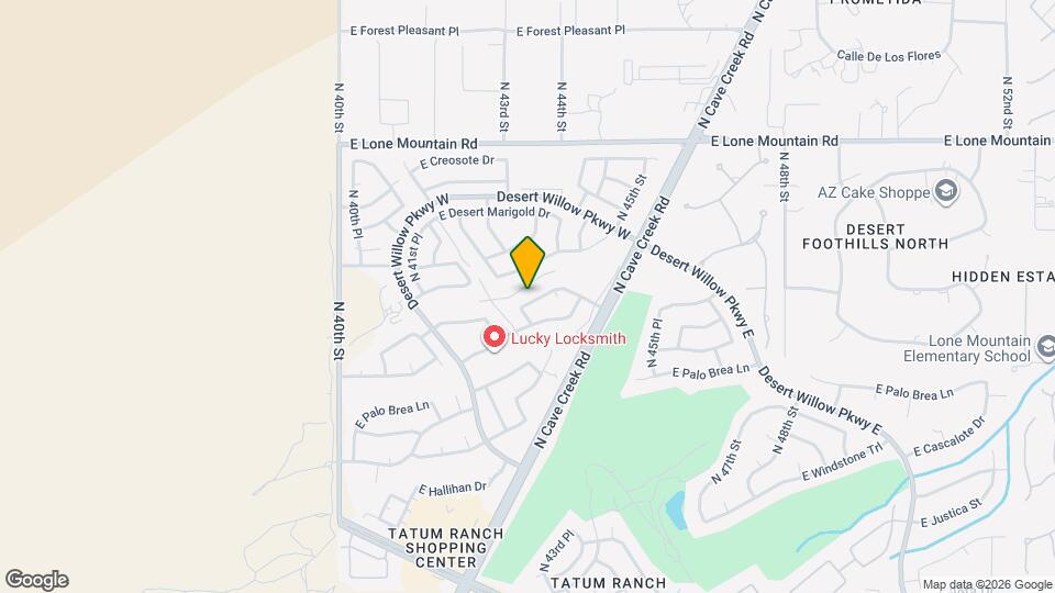 4326 E Rancho Tierra Dr Map and Location Details