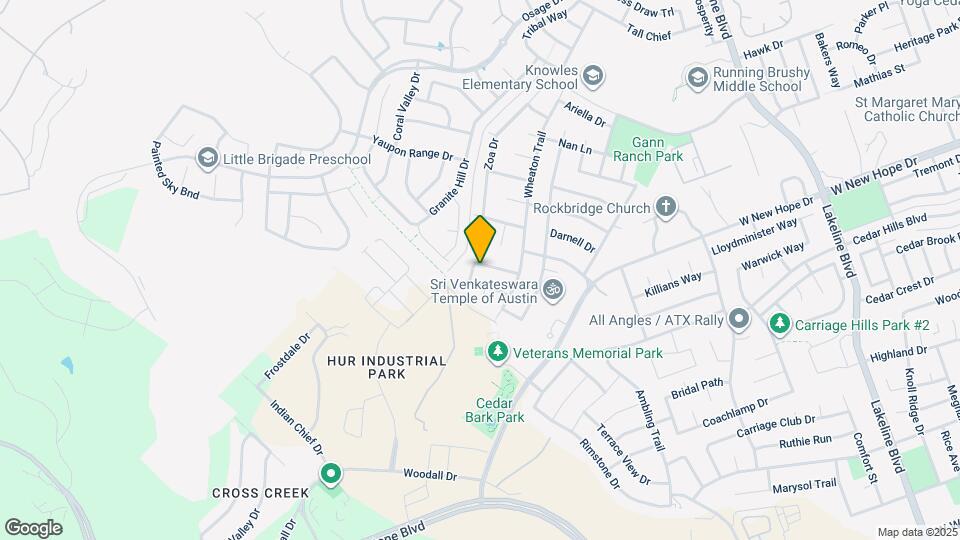 2518 Preserve Trail Map and Location Details