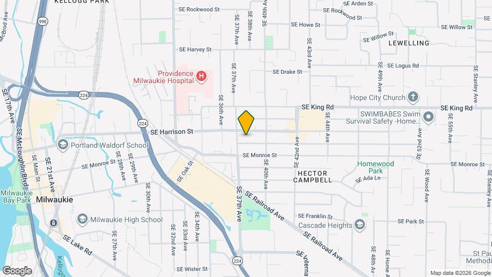 3725-3727 SE Jackson St Map and Location Details