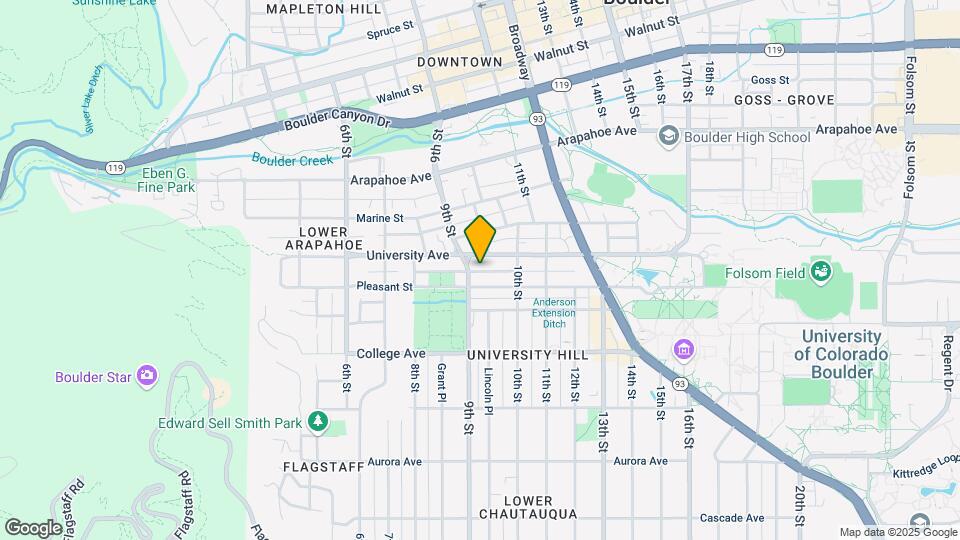 920 University Ave Mapa y Detalles de la Ubicación