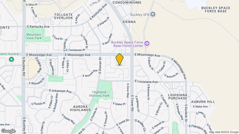 1214 S Zeno Way Map and Location Details