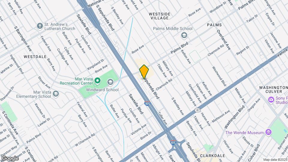 3535 S Sepulveda Blvd Map and Location Details