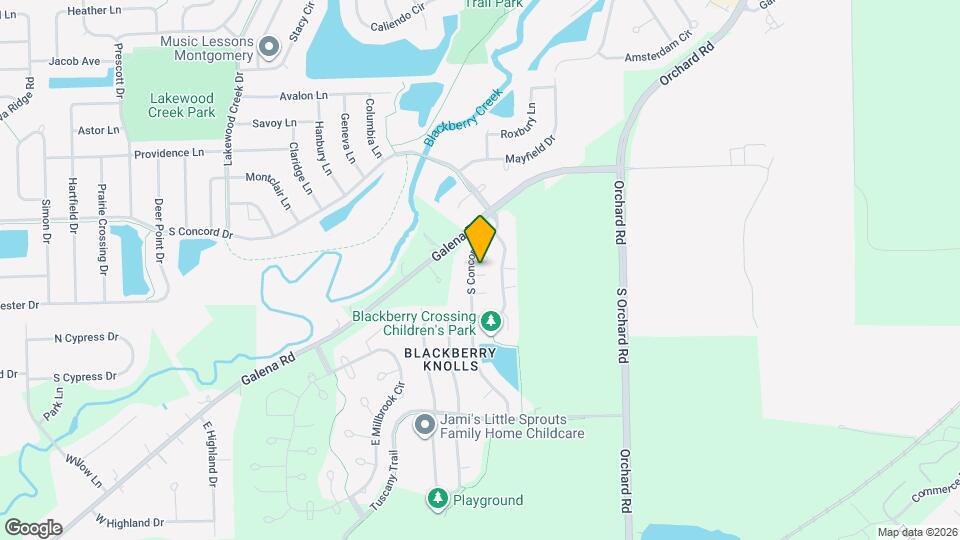 160 Concord Dr S Map and Location Details